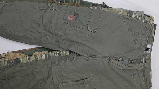 Штаны карго секонд оптом 16 пак