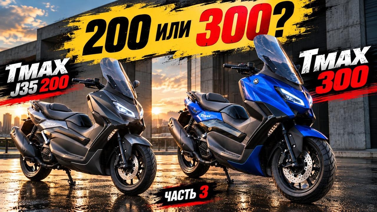 T-max 300cc. Часть 3. T-max J35 200cc и T-max 300cc.