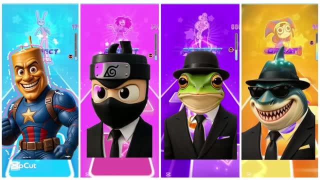 Итальянский Брэйнрот в Tiles Hop! Эпичная Битва Мемов (Italian Brainrot Characters Battle) 👑🔥