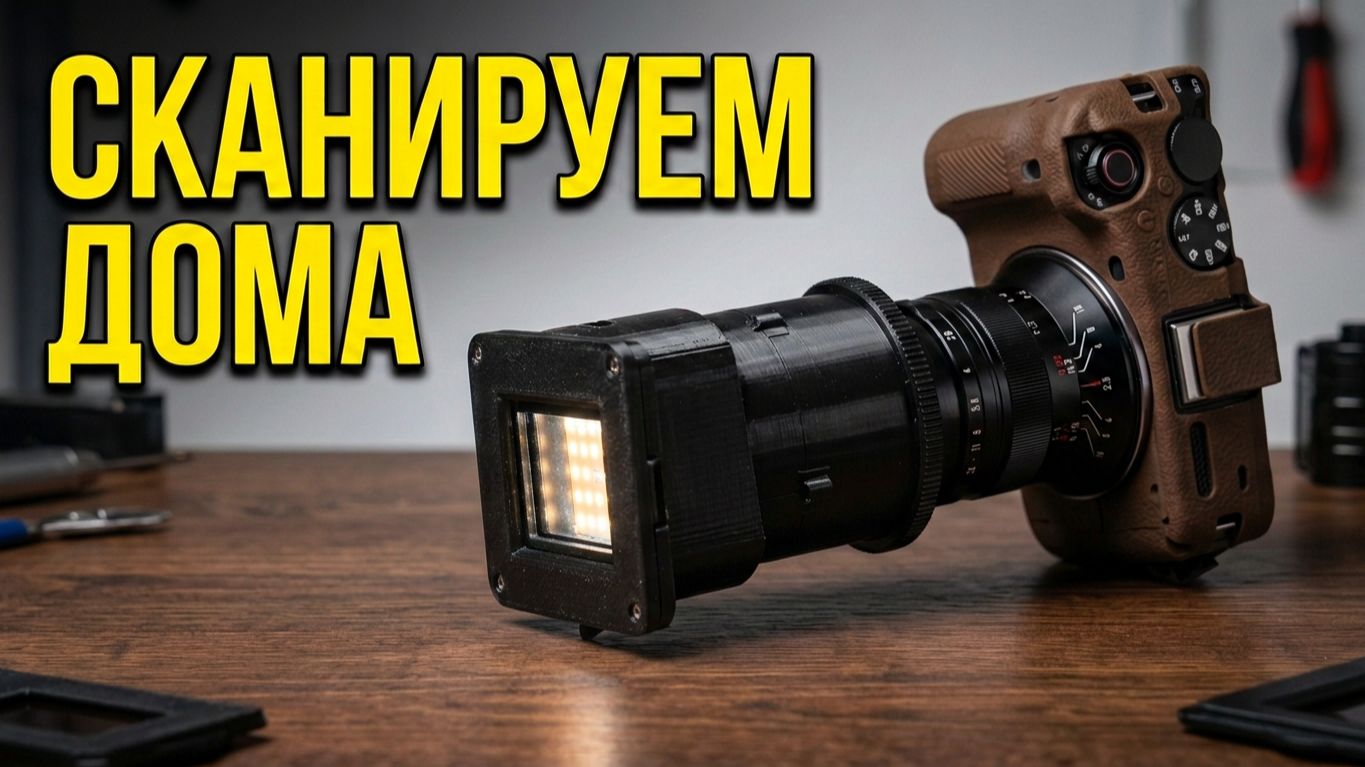 Сканируем пленку фотоаппаратом