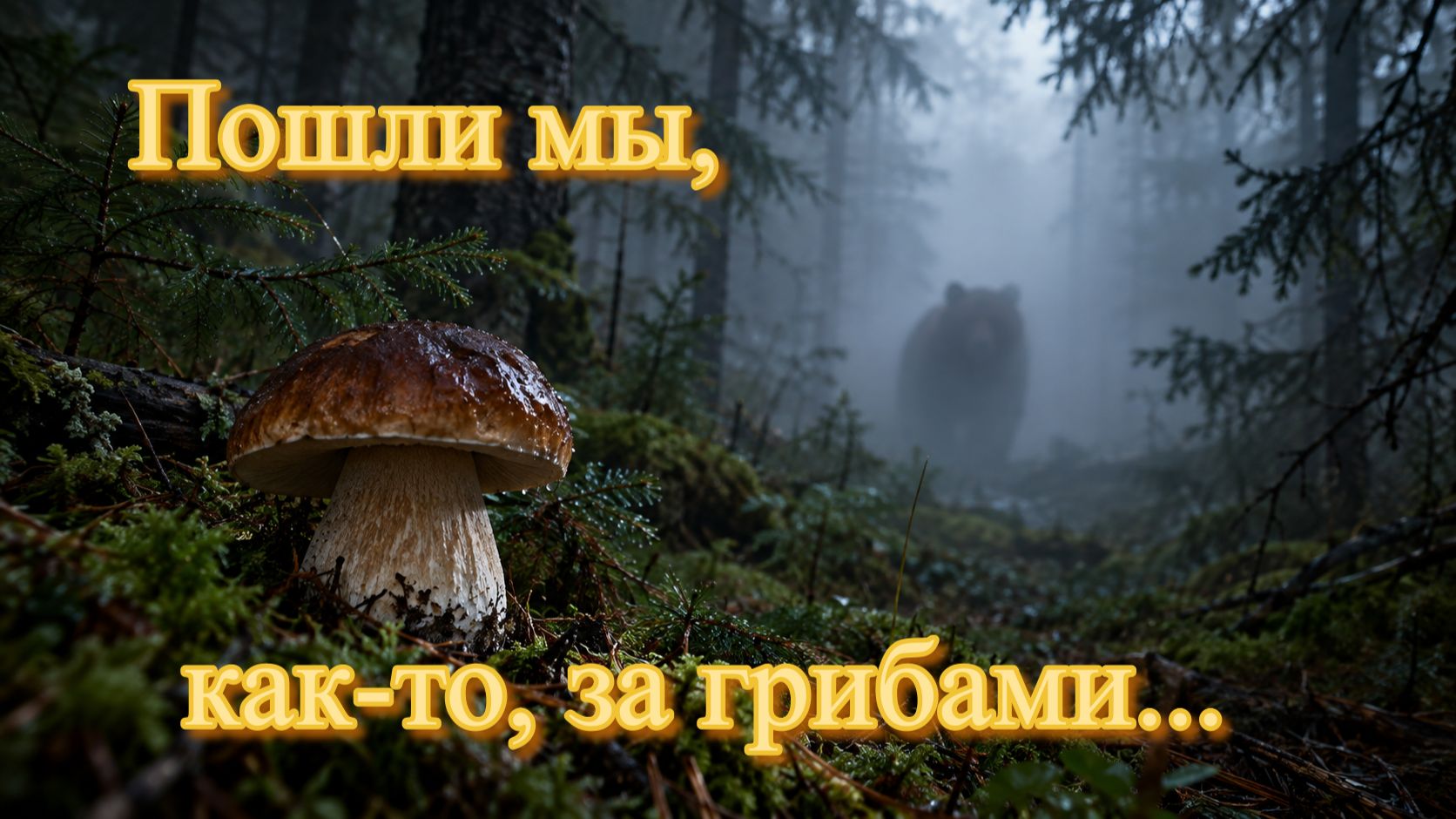 Пошли мы, как-то, за грибами...