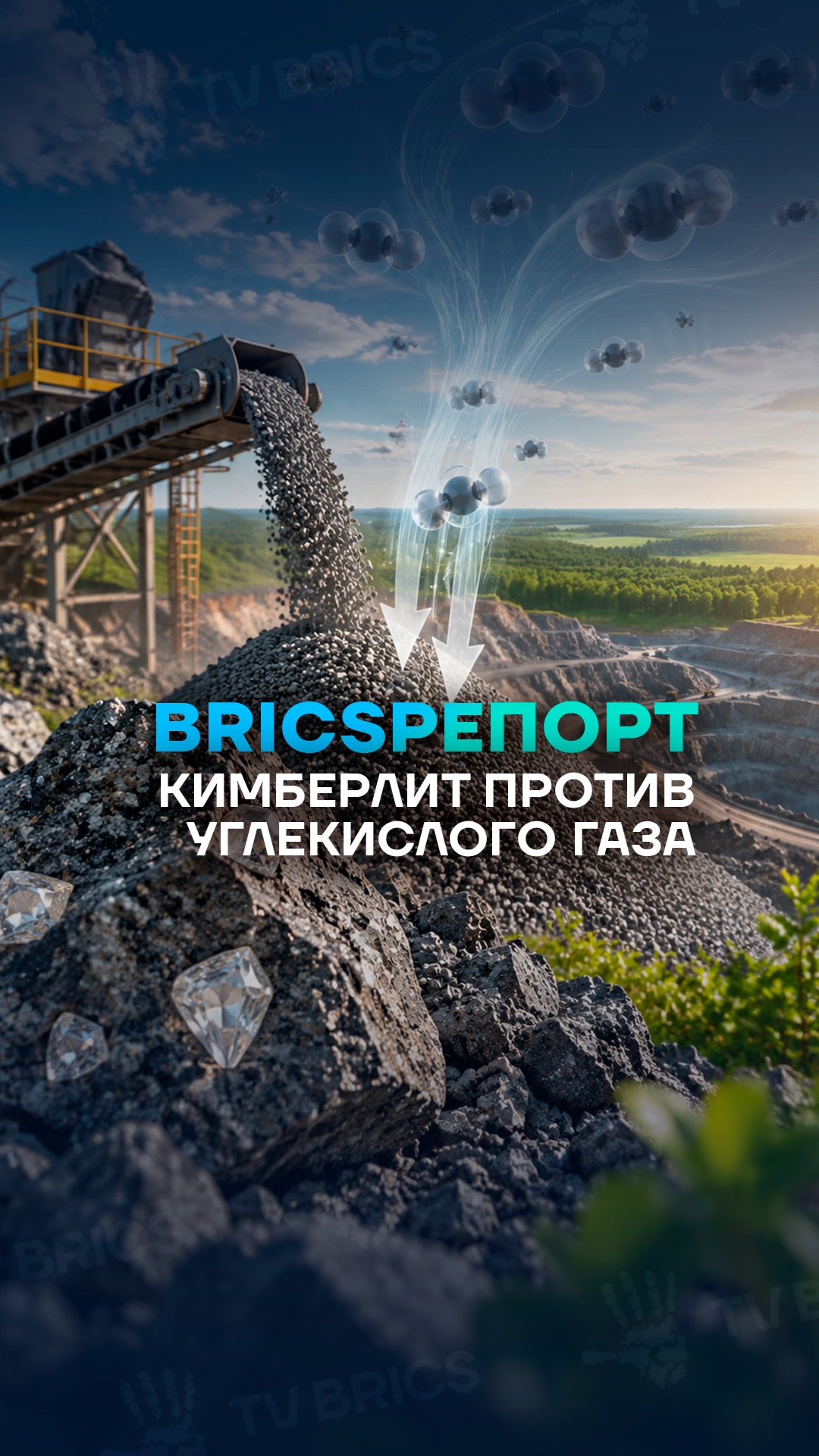 🇷🇺💎 Российские ученые раскрыли потенциал кимберлита для поглощения CO₂