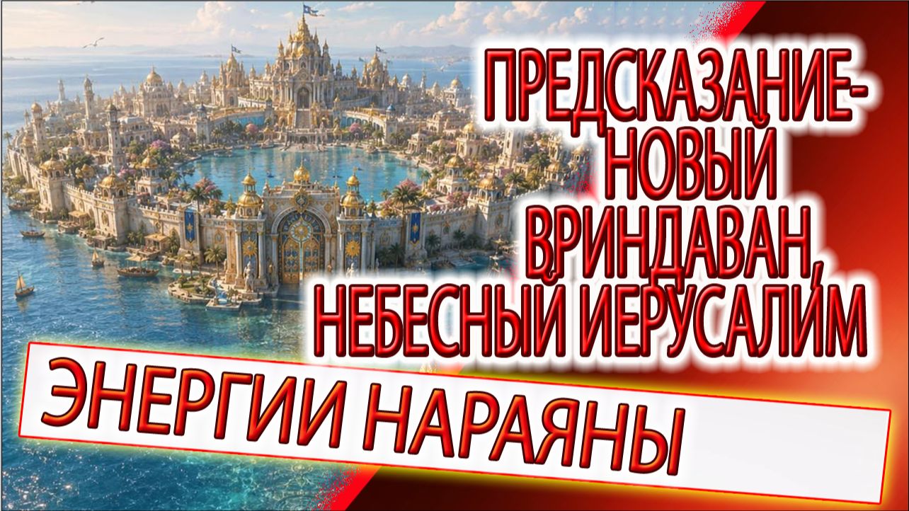 Предсказание - Новый Вриндаван знаки духовных миров
