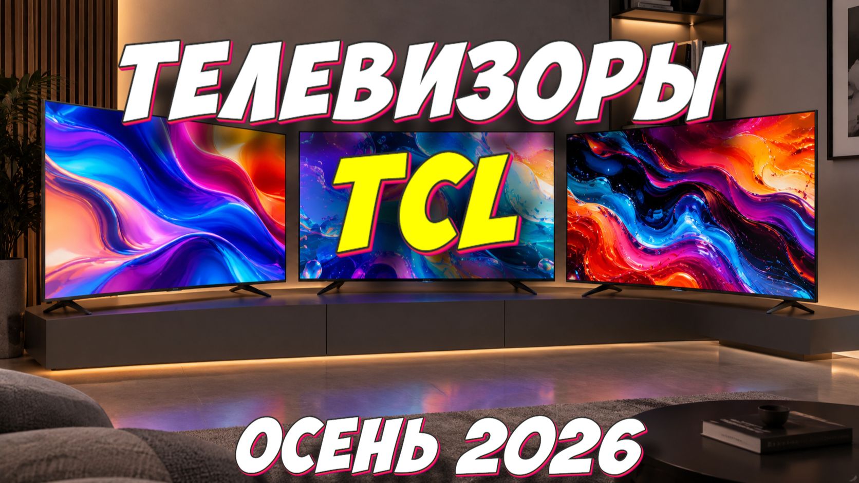 ТЕЛЕВИЗОРЫ TCL ТОП ОСЕНЬ 2026