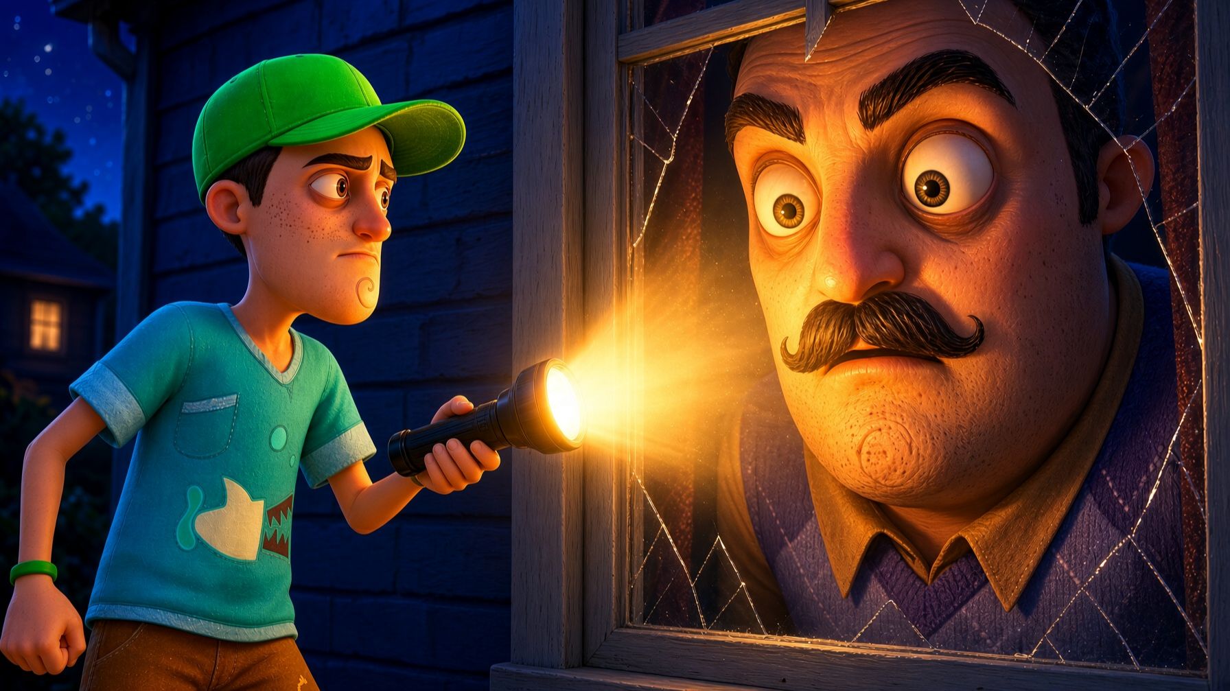 ЛУЧШЕ ФОНАРЬ В РУКАХ ЧЕМ ПОД ГЛАЗОМ В ПРИВЕТ СОСЕД!ИГРА HELLO NEIGHBOR MOD Return To Friendly Court