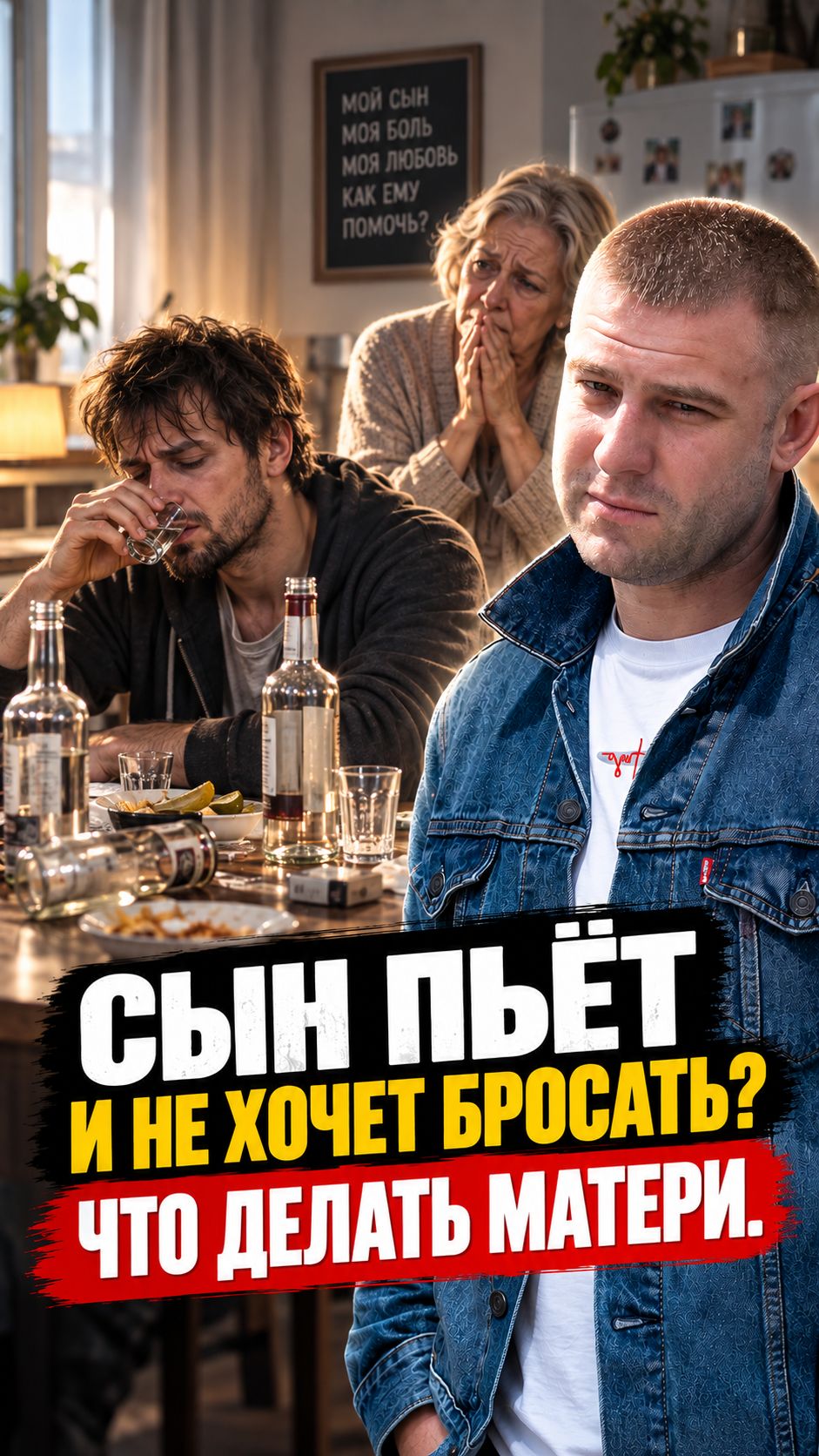 Сын пьёт и не хочет бросать? Что делать матери.