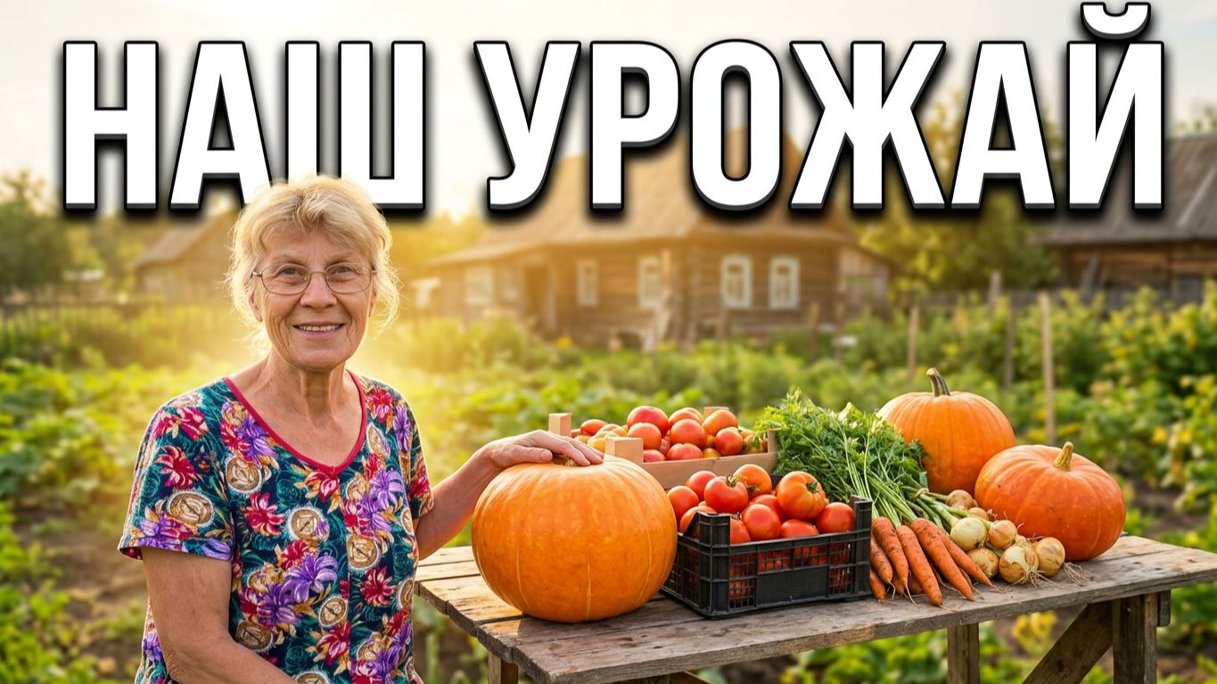 Собираю урожай в деревне
