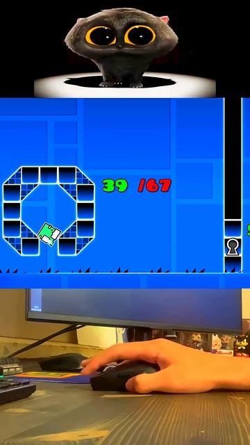 Geometry Dash SCATMAN Vs VERITY Path?  #geometrydash #gd #shorts