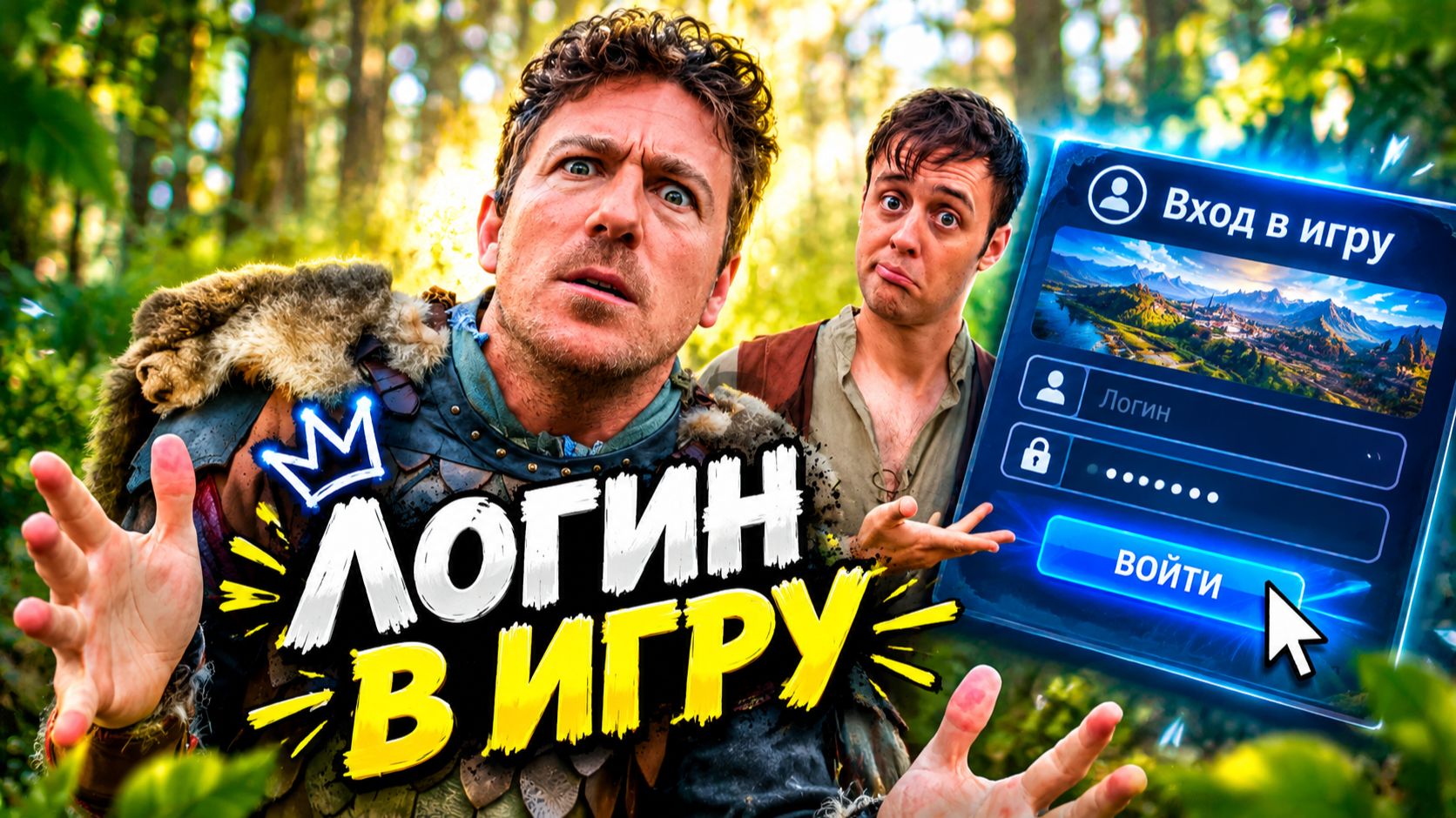 Когда игра вынуждает залогиниться / Epic NPC Man на русском (Озвучка BadVo1ce)