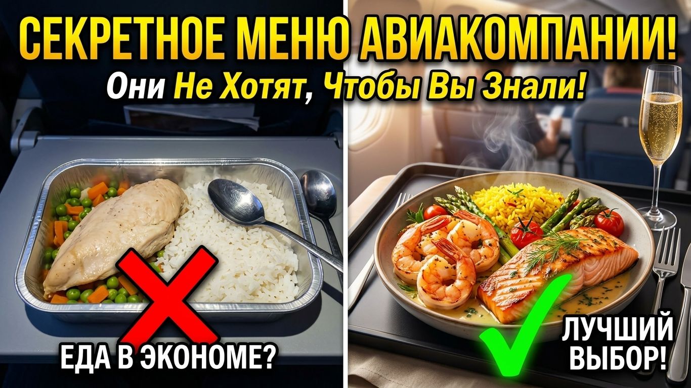 Еда на борту China Eastern: Лайфхак! Меняем стандартный обед на Seafood Meal 🦐