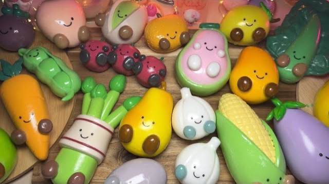 НОВОЕ ВИДЕО!!! СКВИШИ В ВОСКЕ... АСМР