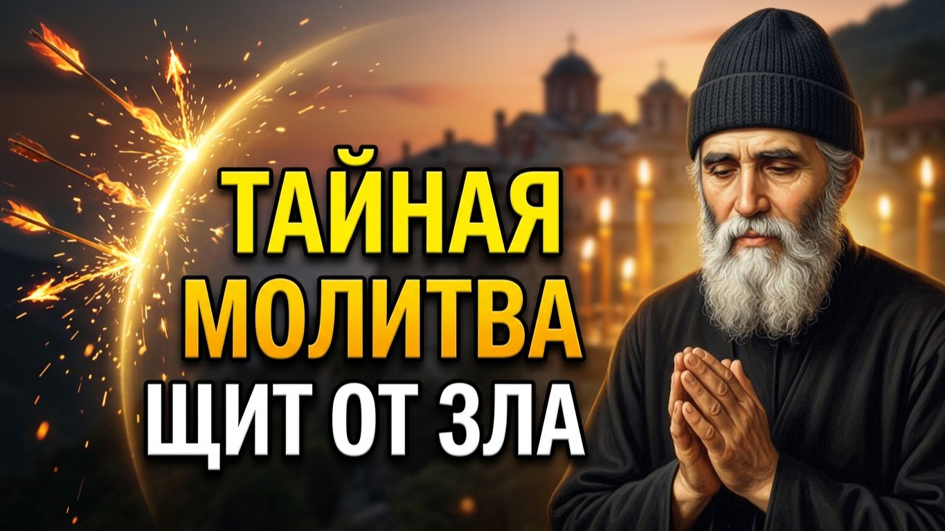 Эта МОЛИТВА за врага, Отразит его  стрелы , летящие в нас_ Афонские Старцы