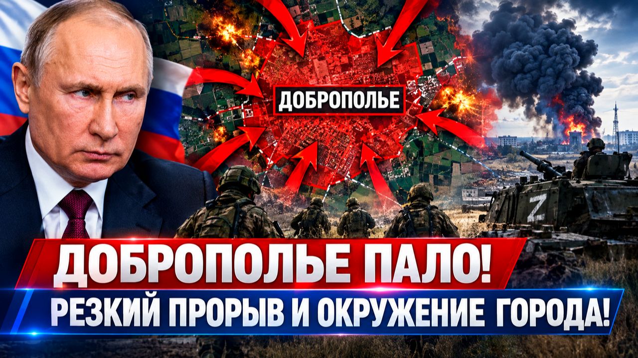 ДОБРОПОЛЬЕ ПАЛА! НЕОЖИДАННЫЙ ПРОРЫВ И ОКРУЖЕНИЕ ГОРОДА!