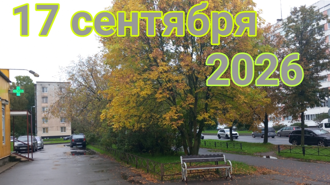 17 сентября 2026. Сентябрьские будни...