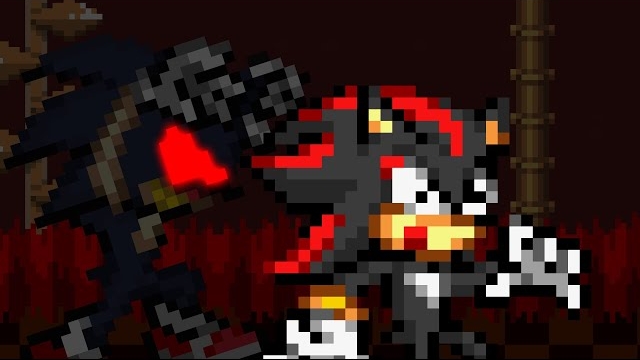 🍿 Halloween Special Shadow VS Sonic EXE (Sprite Animation)