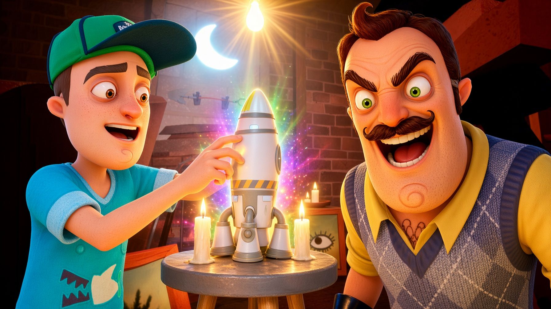 РАЗГАДКА БЫЛА ПЕРЕД ГЛАЗАМИ В ПРИВЕТ СОСЕД!ИГРА HELLO NEIGHBOR MOD Return To Friendly Court
