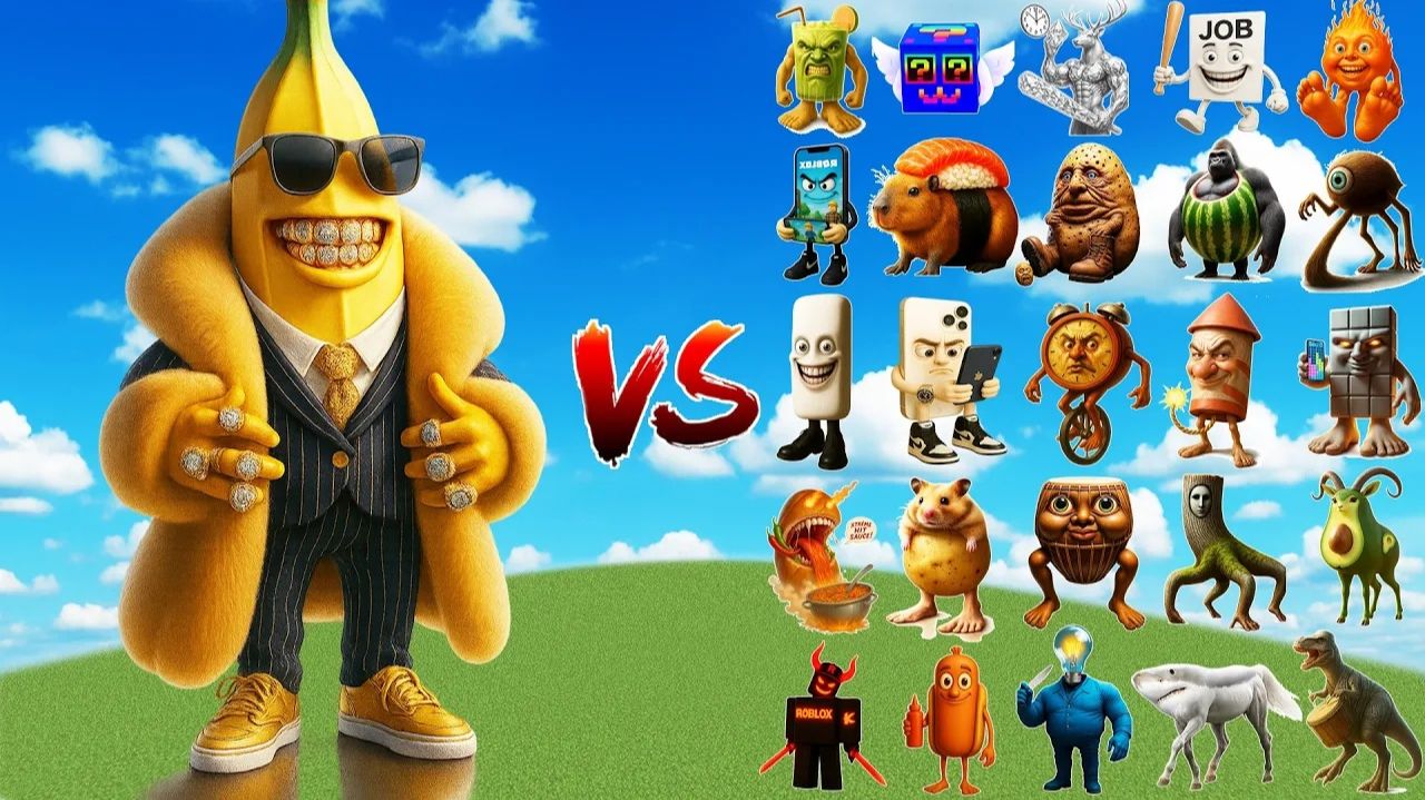 Банананито Бандито VS Brainrot Bosses в Minecraft — кто победит?