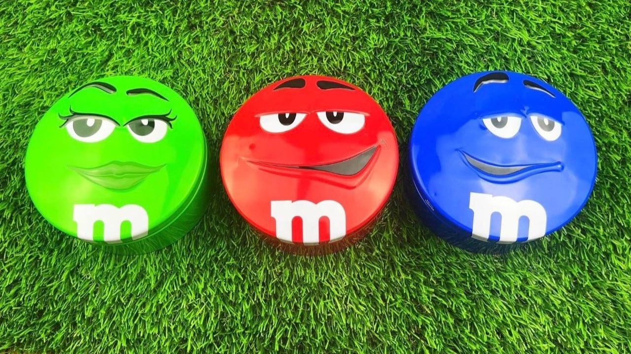 🍿 Пополнение запасов радужных конфет | ASMR с M&M’s и Skittles