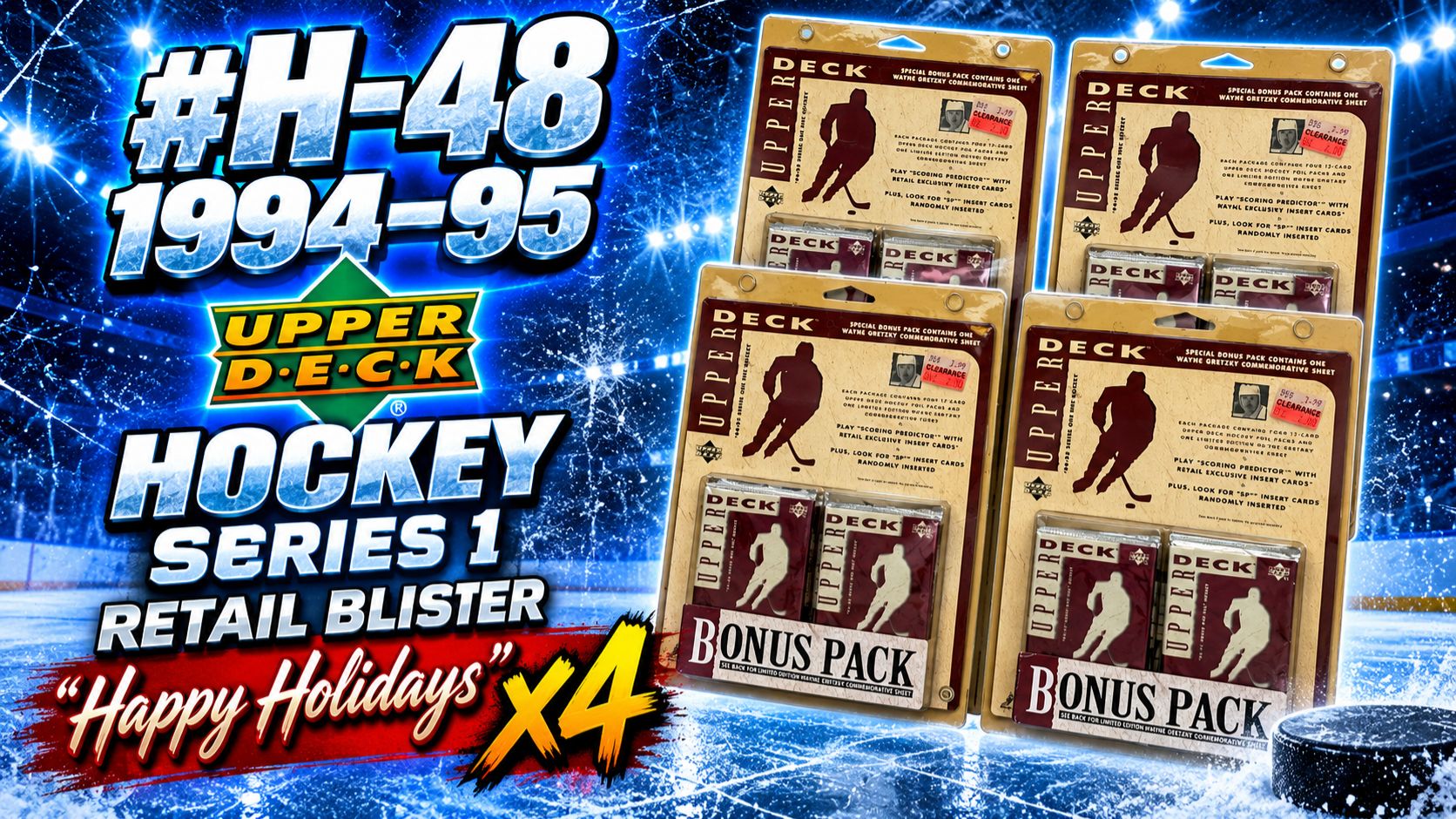 #H-48 1994–95 Upper Deck Hockey Series 1 Retail Blister 