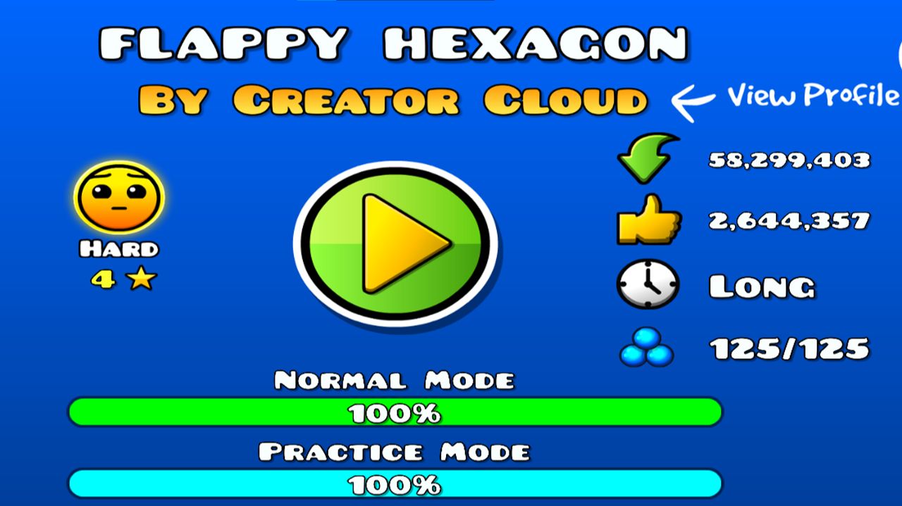 Geometry Dash #52  -  FLAPPY HEXAGONE