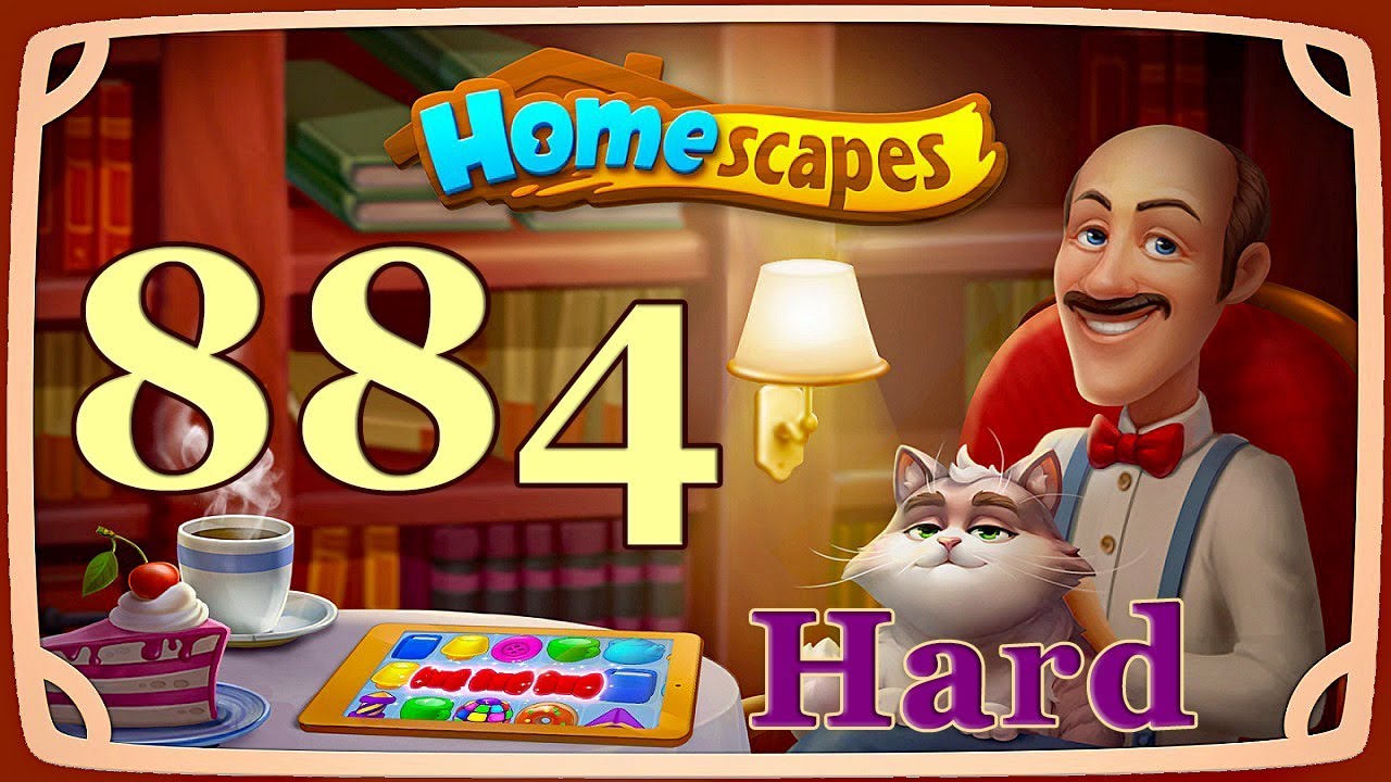 HomeScapes Hard Level 884