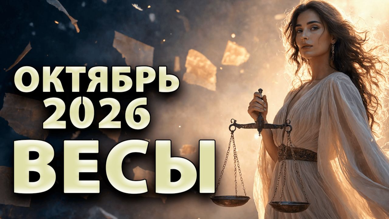 ВЕСЫ - ГОРОСКОП на ОКТЯБРЬ 2026