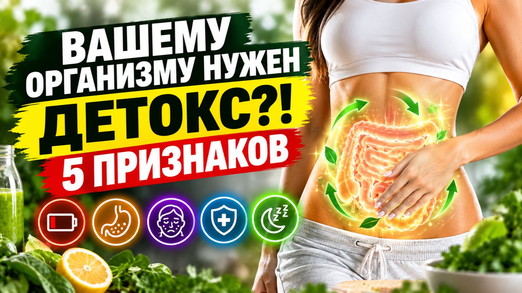 Эти 5 признаков говорят, что телу нужен ДЕТОКС | Кристина Хлыстова
