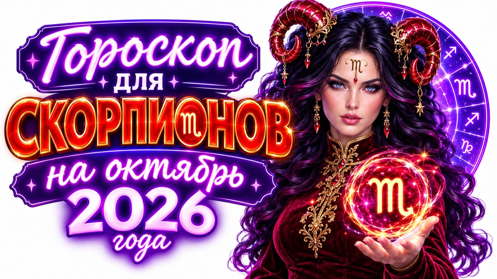 Гороскоп для СКОРПИОНОВ на октябрь 2026 года