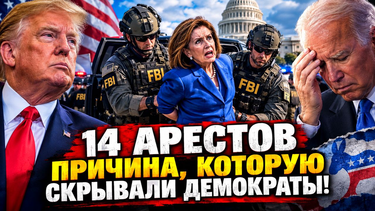 14 арестов причина, которую скрывали демократы!