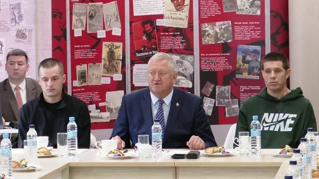 В Заинске состоялась встреча с участниками СВО вернувшимися в краткосрочный отпуск