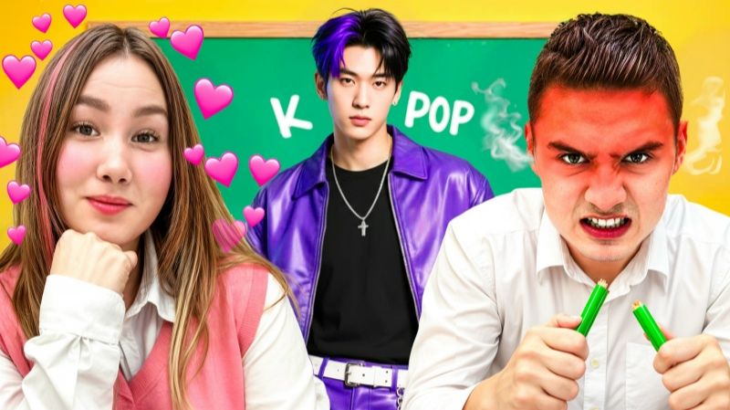 K-POP Idol - Новенький в Школе Pro ! Света Кемер влюбилась? Луномосик