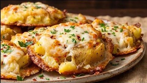 КАРТОШКА с СЫРОМ | Золотистый картофель с сыром | Картошка с сыром в духовке