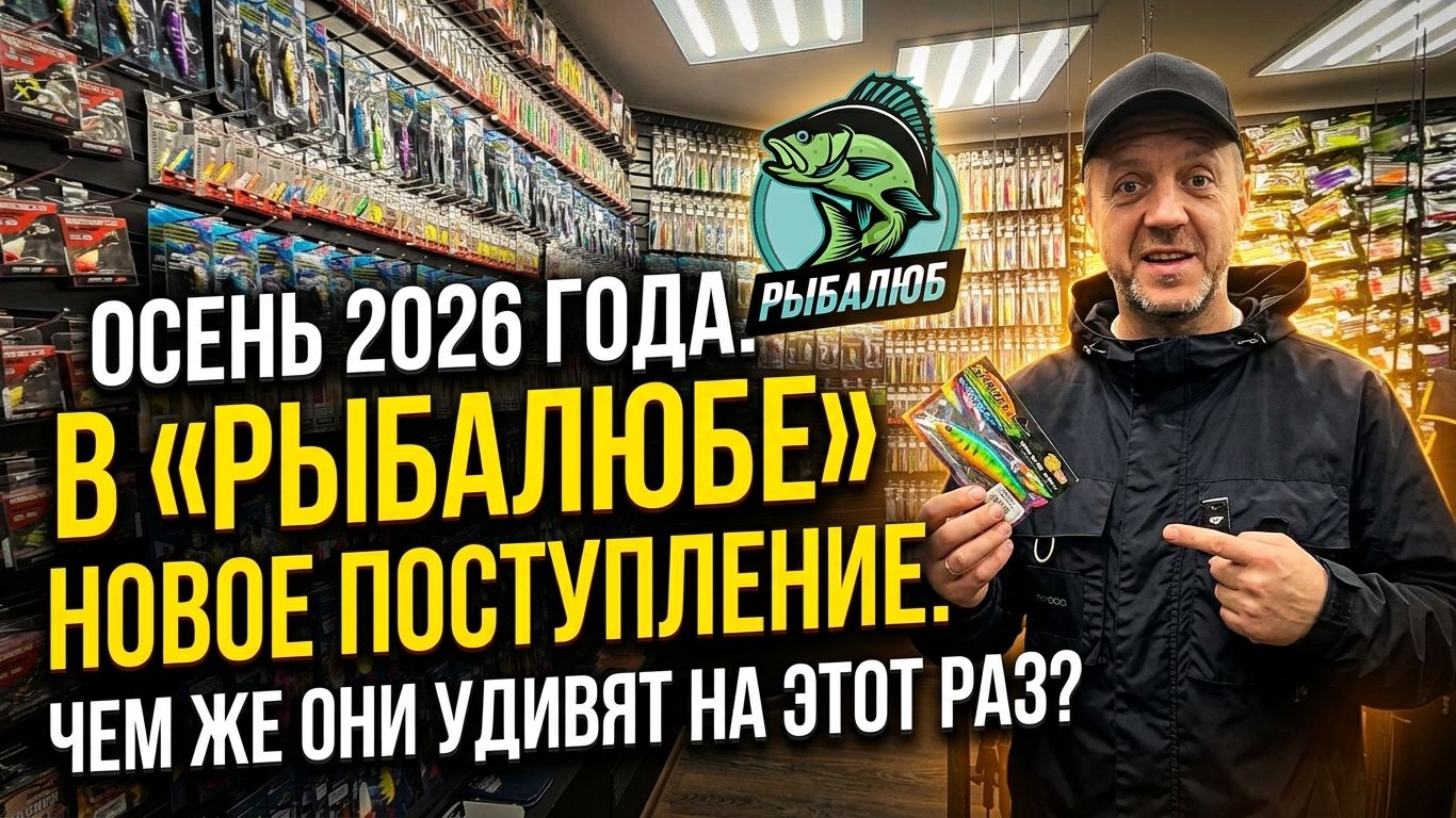 Осень 2026 года. В «Рыбалюбе» новое поступление. Чем же они удивят на этот раз?