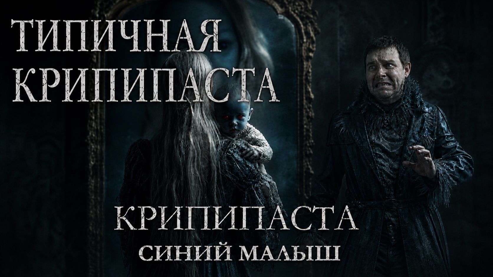 Крипипаста. Синий малыш. Обзор. Типичная Крипипаста.
