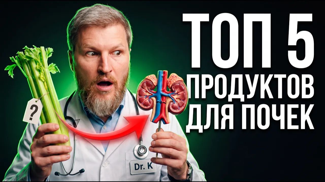 ПОЧКИ СКАЖУТ СПАСИБО: ТОП-5 продуктов, которые ВОССТАНАВЛИВАЮТ их за неделю