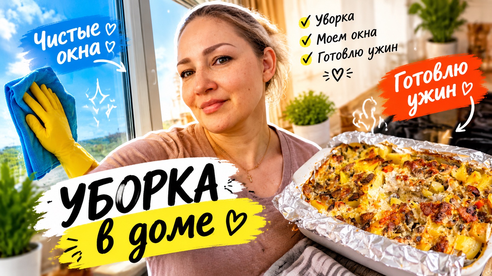 Делаем уборку в нашем доме 🏡! Что я готовлю 🧑🍳