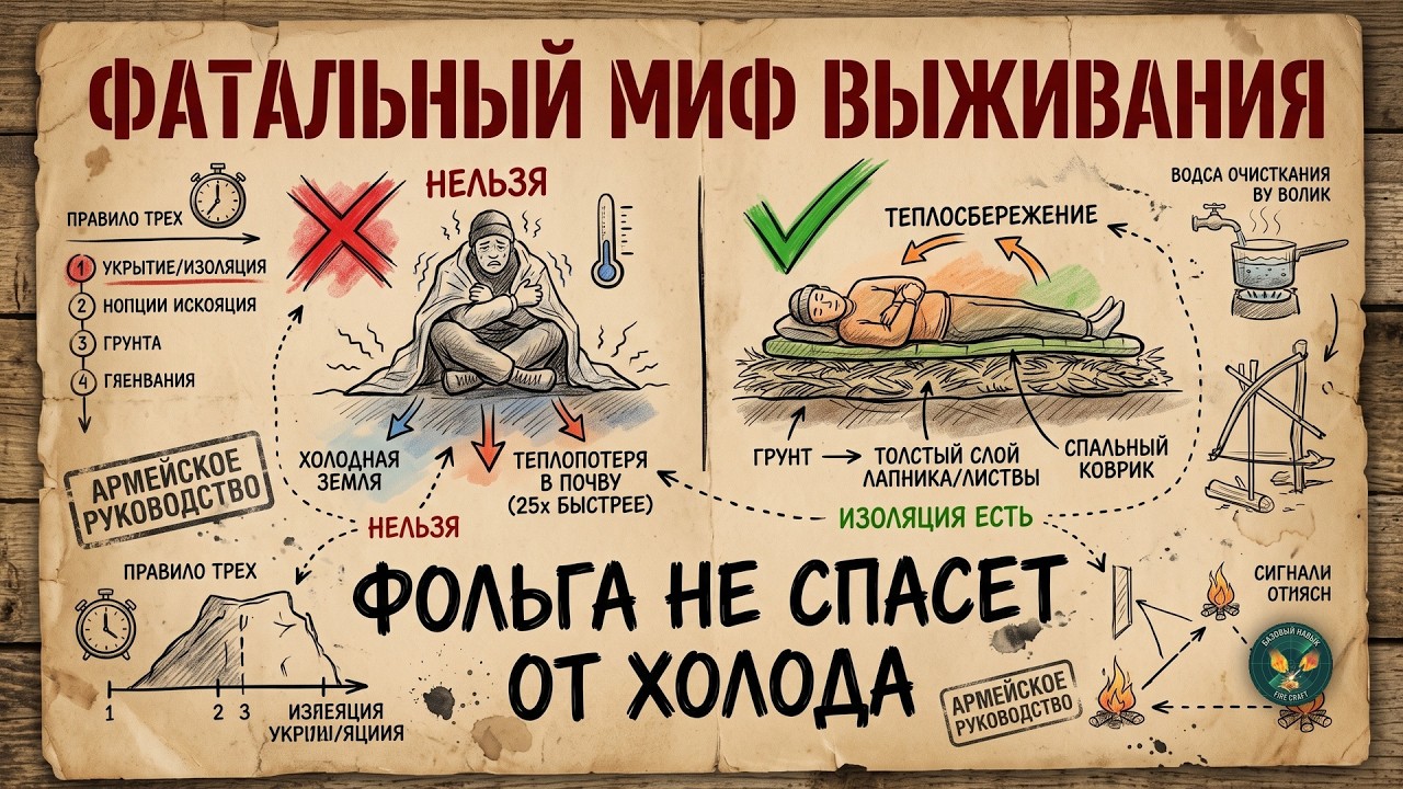 АВТОНОМНОЕ ВЫЖИВАНИЕ В ЛЕСУ: КАКИЕ ФАТАЛЬНЫЕ ОШИБКИ УБЬЮТ ТЕБЯ В ПЕРВЫЕ СУТКИ?