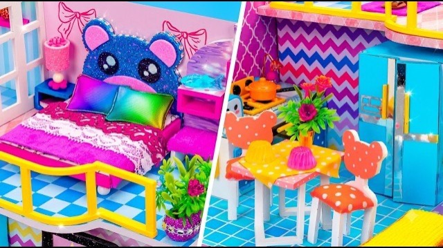 🍿 Дом Мечты для Мишки! 🐻🎨 Весёлый и Простой DIY из Картона ✨