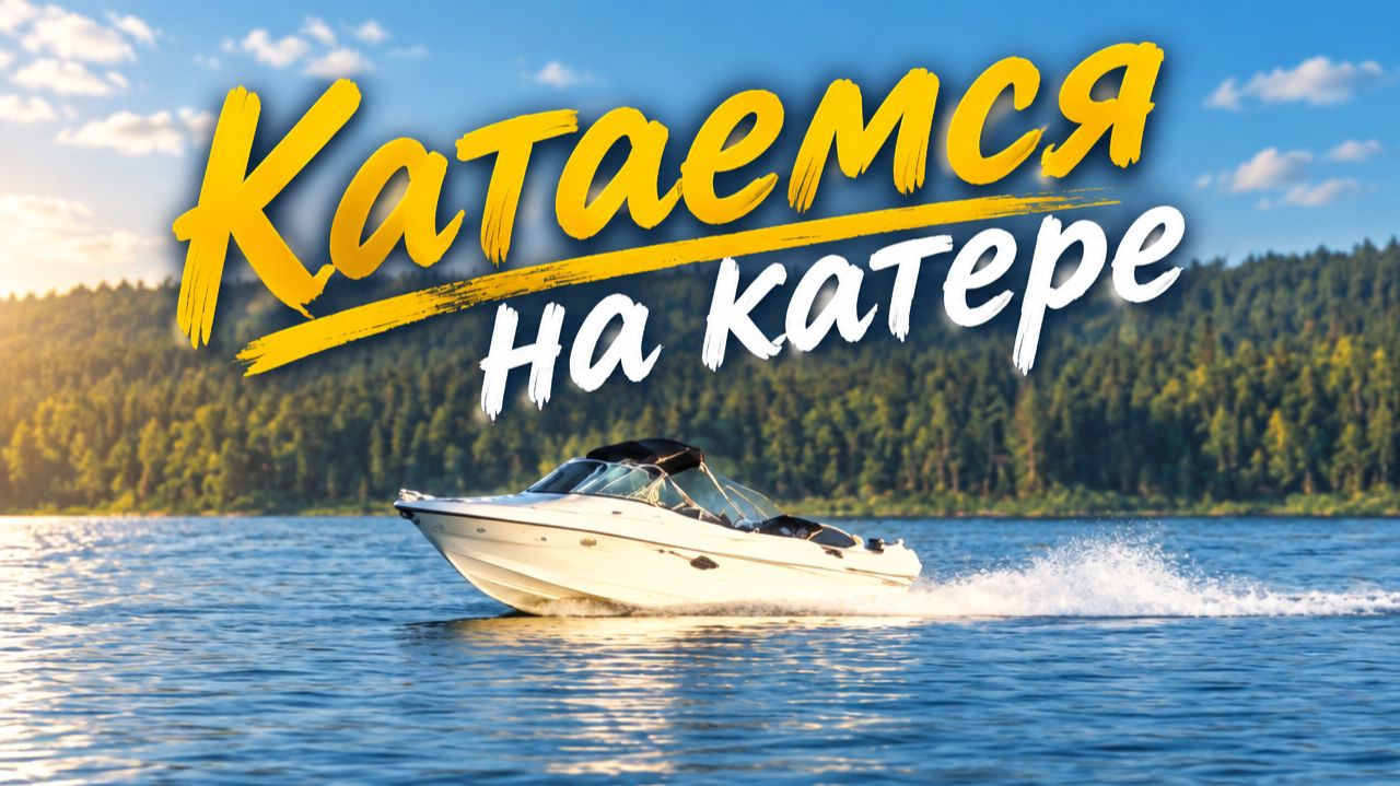 КАТАЕМСЯ НА КАТЕРЕ В ПОСЛЕДНИЙ ДЕНЬ ЛЕТА🔥