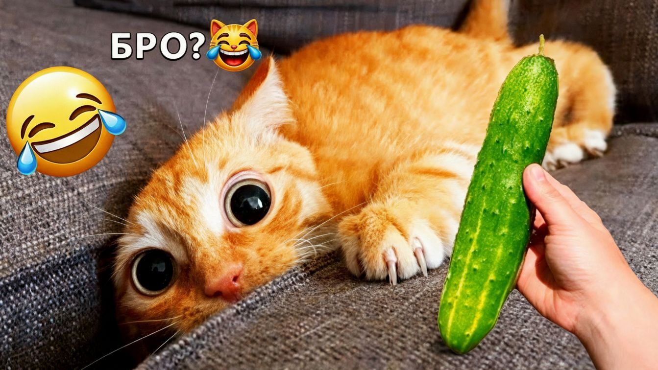 Попробуй не засмеяться 😂 Самые смешные кошки и собаки 🐱🐶 | Забавные животные 2026. Смешные видео
