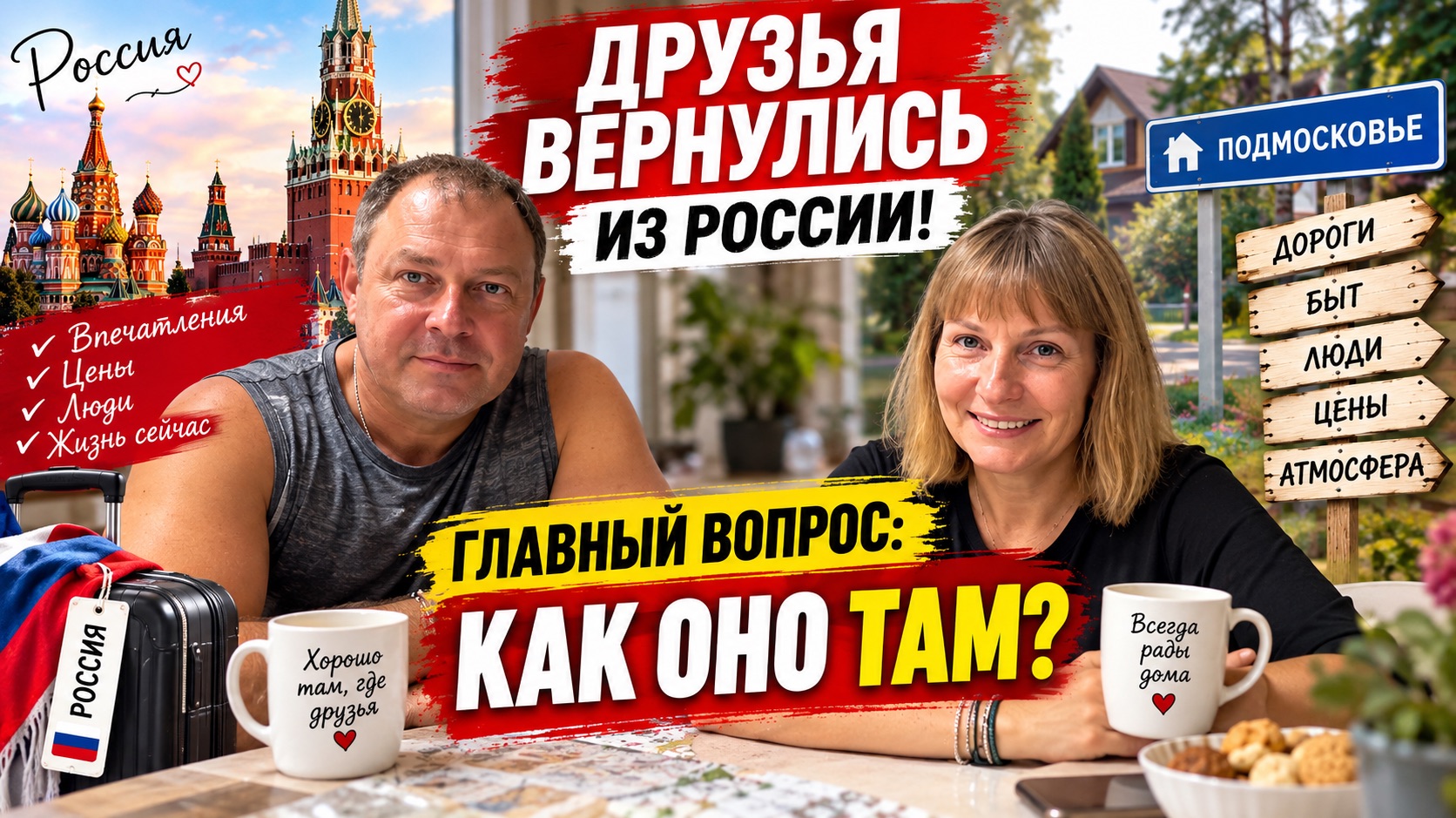 😱 «Как оно там, в России?» Друзья вернулись и рассказали ВСЁ!