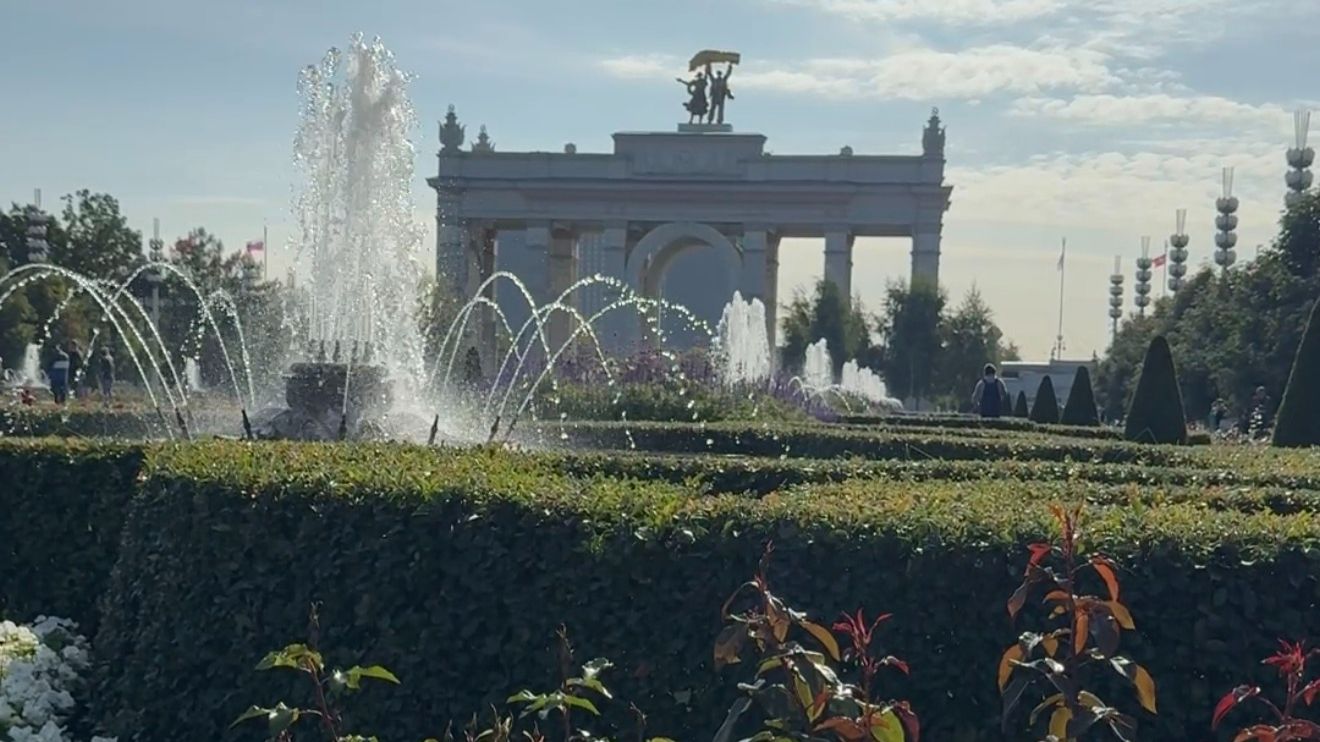 Фонтан на ВДНХ ⛲ Звук воды для отдыха, работы и концентрации | 1 час