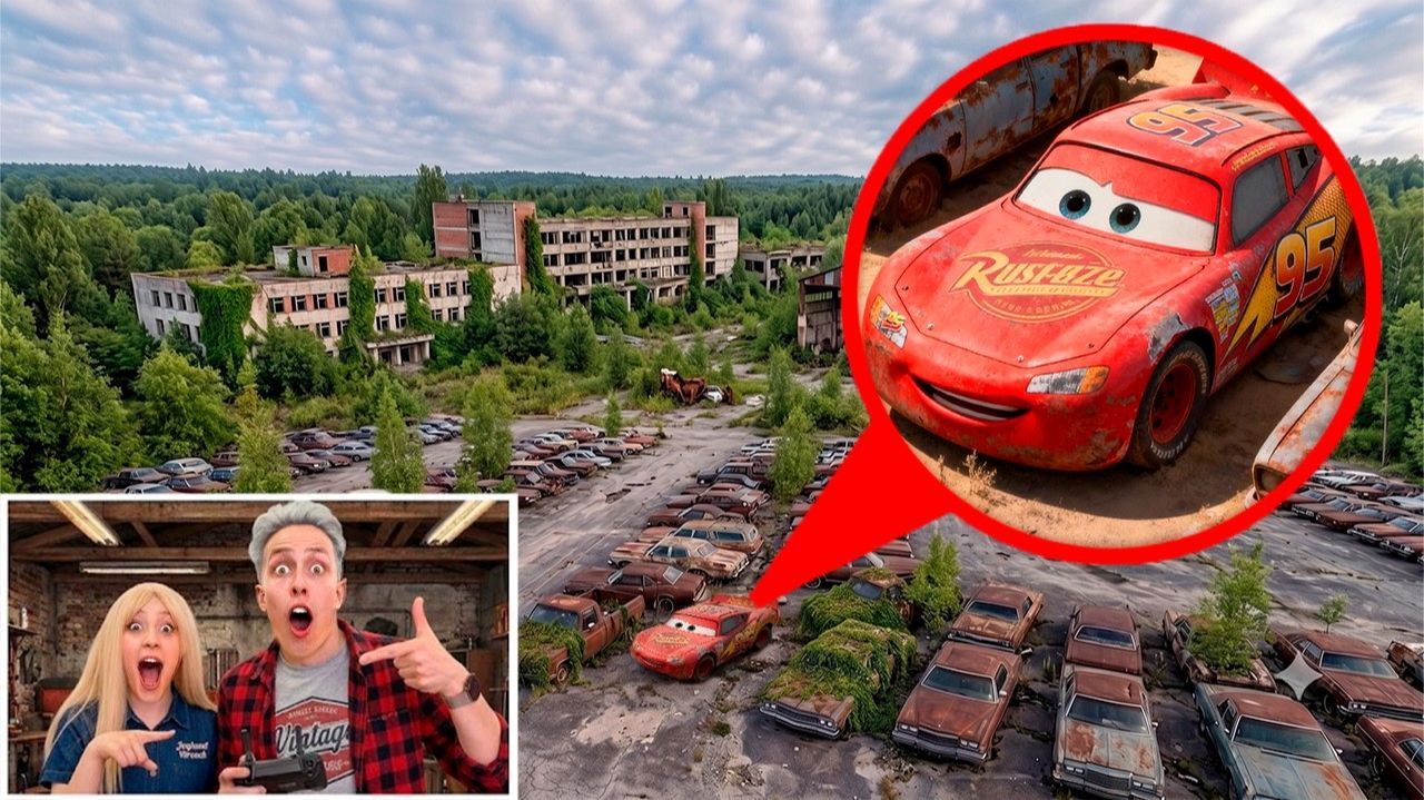 LIGHTNING MCQUEEN ОКАЗАЛСЯ ПЕРЕД МОИМ ДРОНОМ — ВЫ НЕ ПОВЕРИТЕ!!!