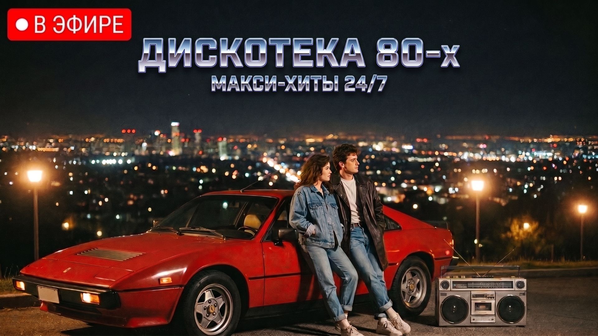 🔴 Дискотека 80-х & Евродиско 24/7 | Золотые Хиты и Ретро Романтика (Эфир Нон-Стоп)