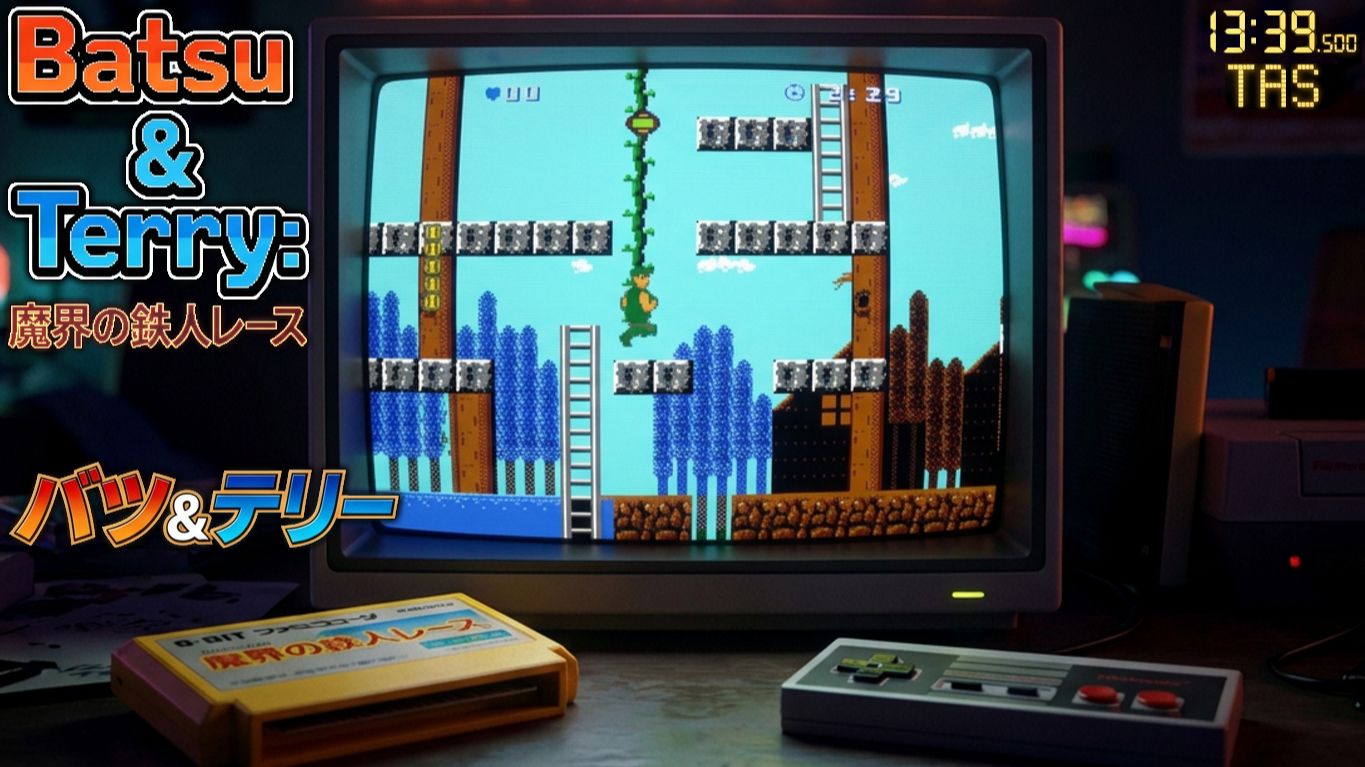TAS, (NES) Batsu & Terry: Makyou No Tetsujin Race - In 13m 39.500s By Exonym