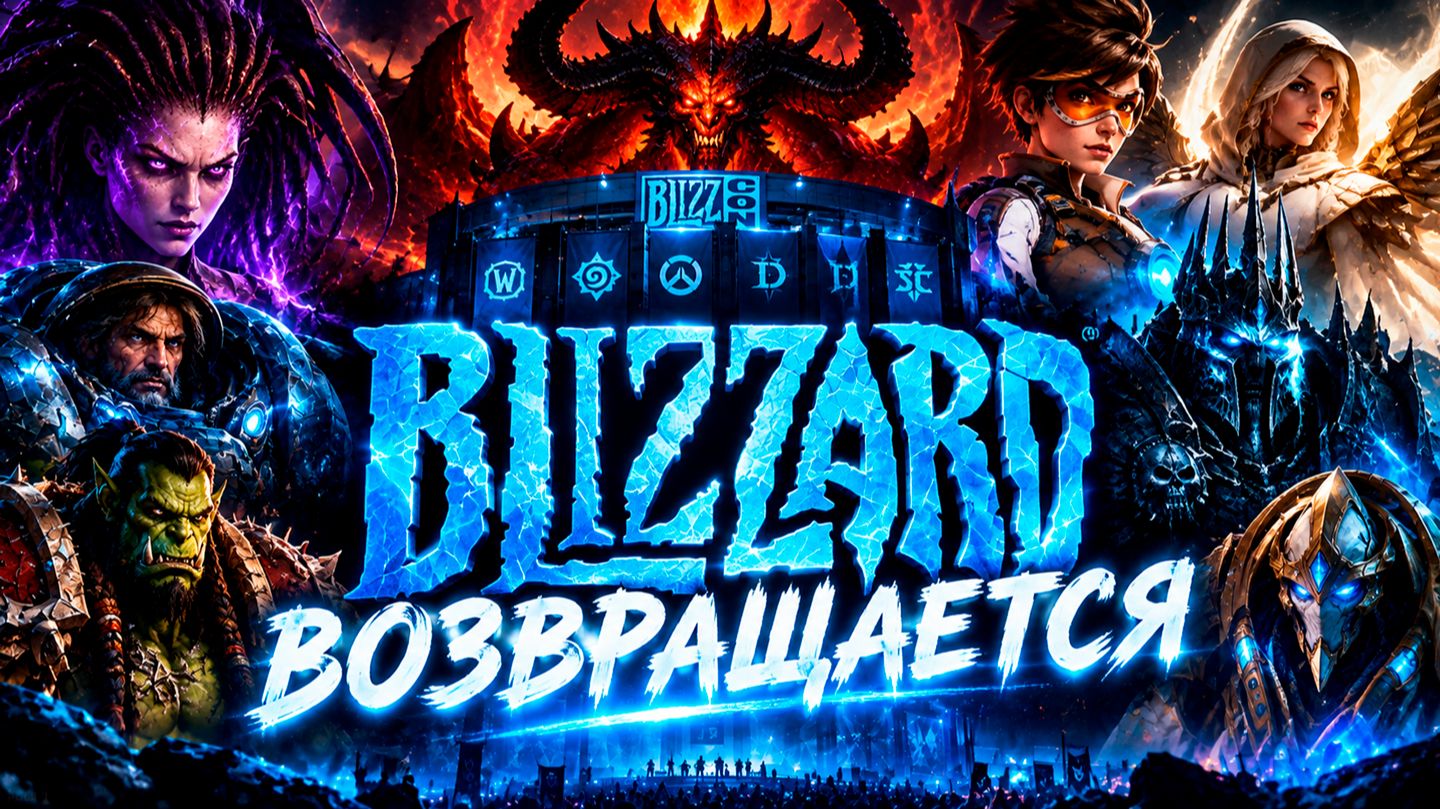 BLIZZARD ВОЗВРАЩАЕТСЯ!? Что показали на BlizzCon 2026 — Diablo, StarCraft и WoW