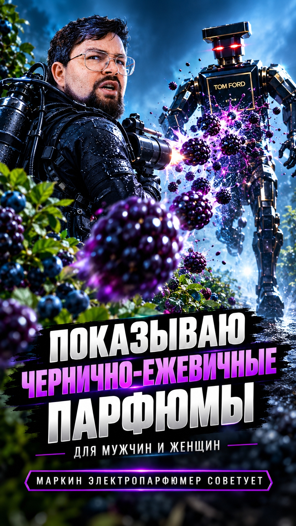 Ягоды атакуют! Чернично-ежевичные парфюмы для всех   #черника #ежевика #парфюм #ягоды #электропарфюм