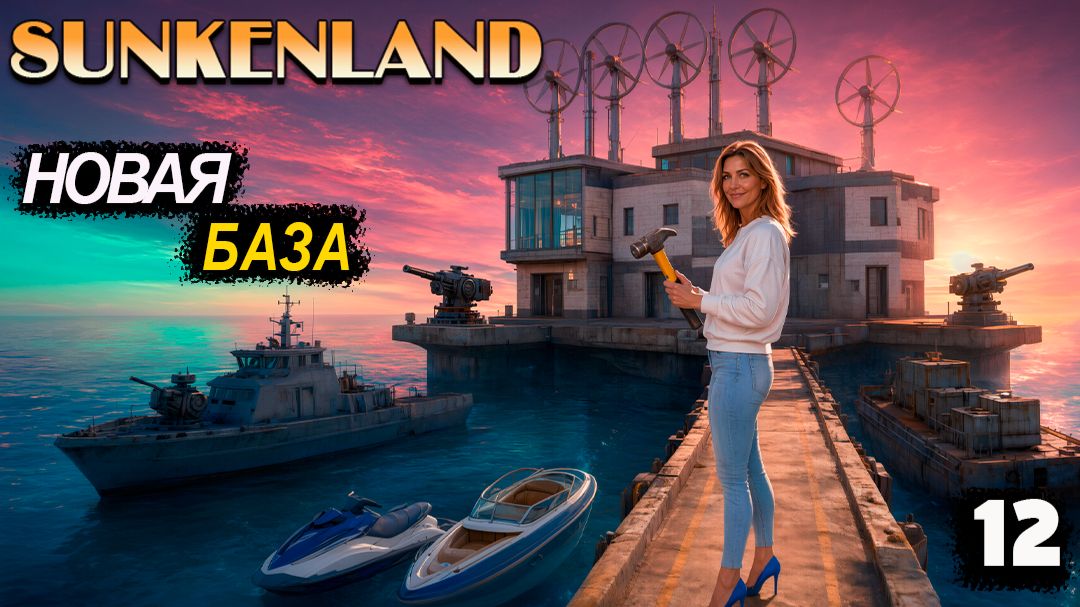🔸Sunkenland 🔸#12. Новая укрепленная база. Падение Дредвиля.