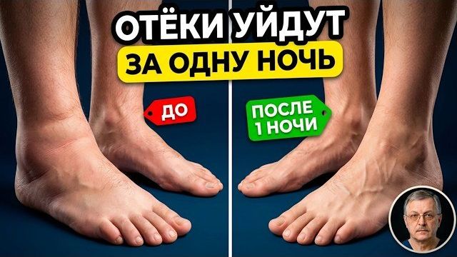 Отёки ног уйдут за одну ночь! Настоящая причина о которой молчат!