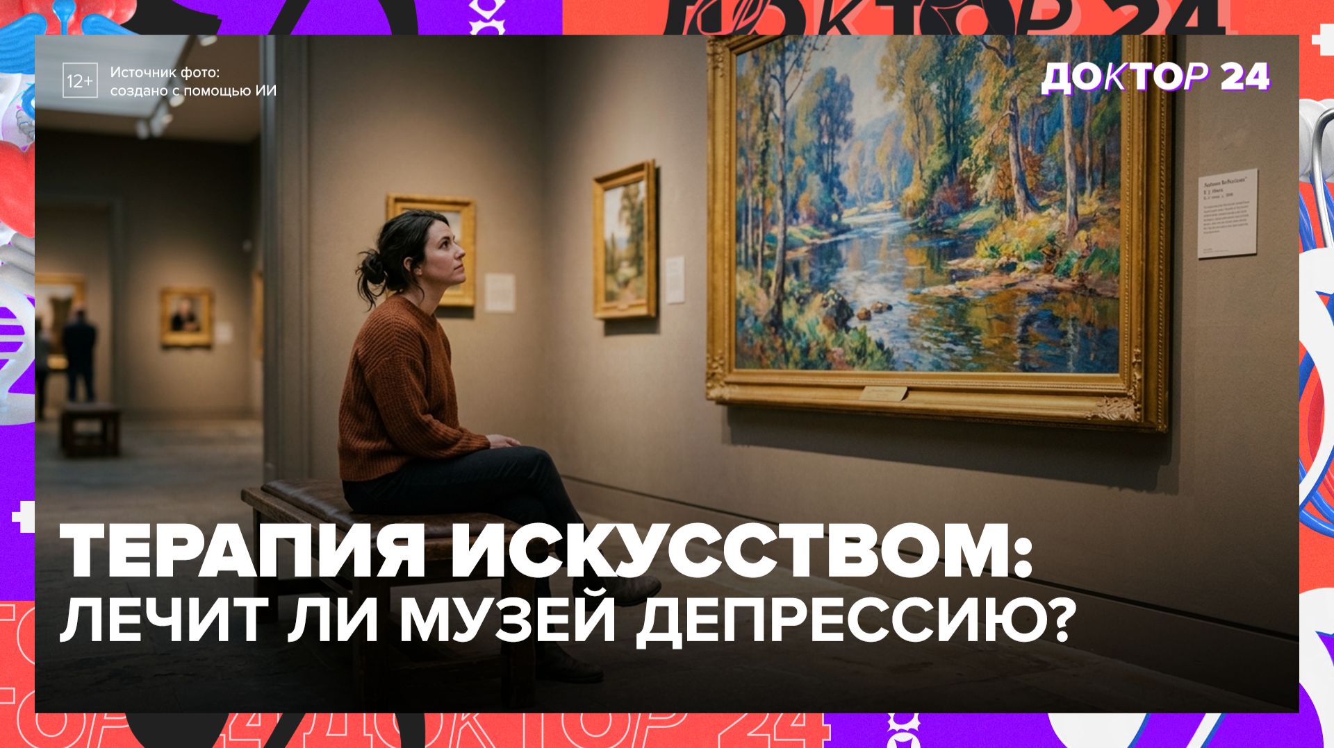 После одного визита в музей заметно снижается кортизол: как работает арт-терапия | Доктор 24